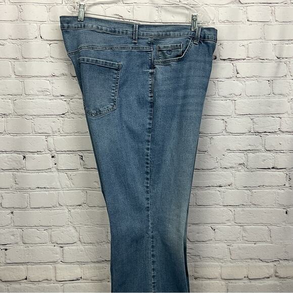 Gloria Vanderbilt Blue Jeans Womens Plus 20W Stretch Boot Cut Med Wash High Rise - Picture 8 of 11